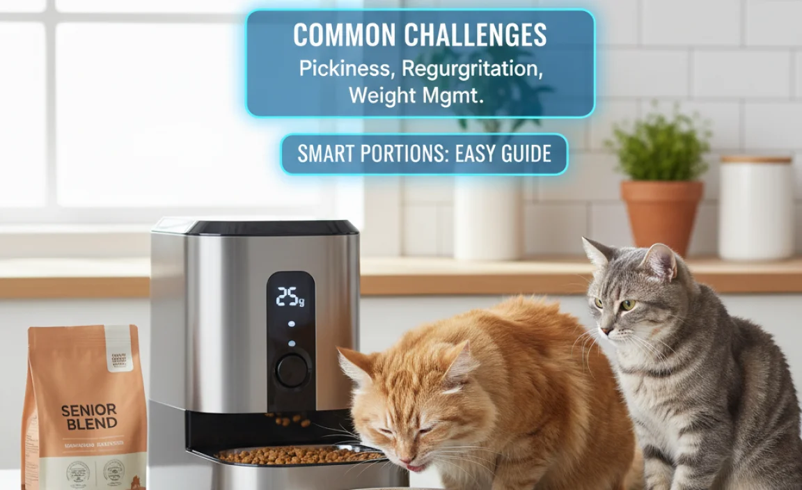 Addressing Common Feeding Challenges in Senior Cats