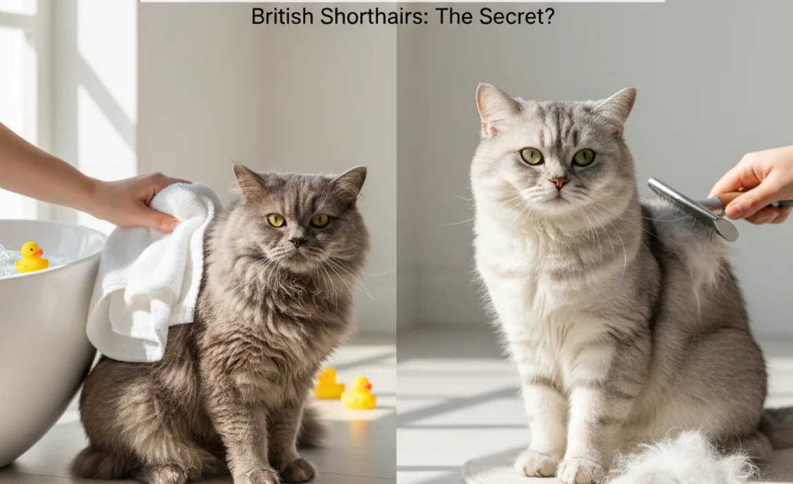 Bathing vs. Brushing: A Comparison