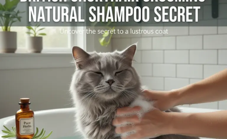 British Shorthair Grooming Natural Shampoo Secret