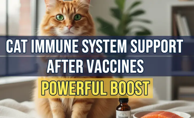Cat Immune System Support After Vaccines: Powerful Boost