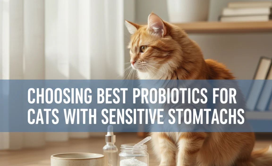 Choosing Best Probiotics for Cats with Sensitive Stomachs