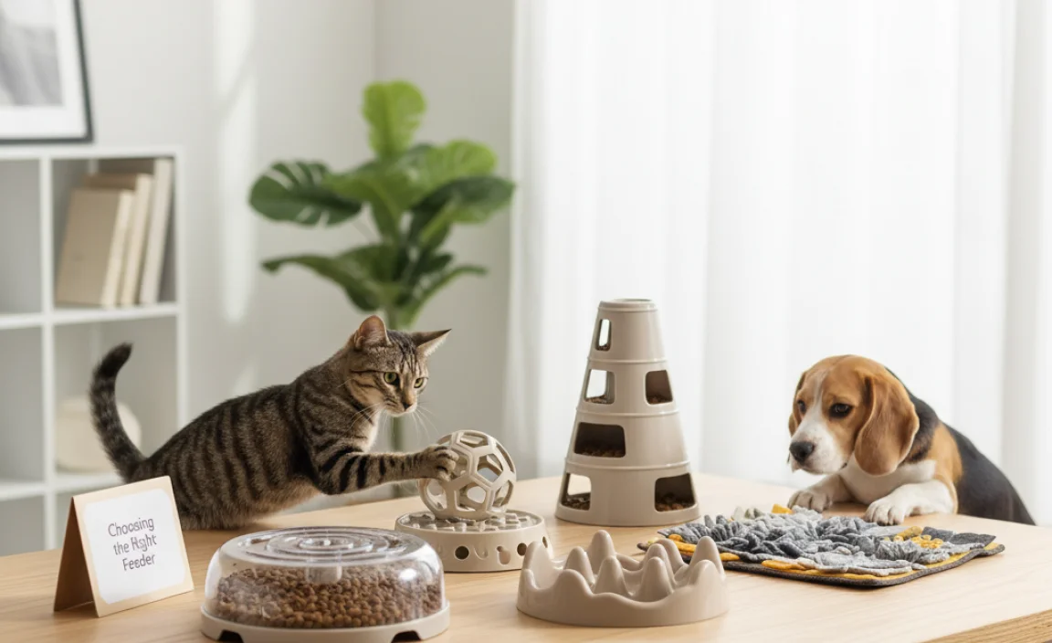 Choosing the Right Puzzle Feeder for Your Pet