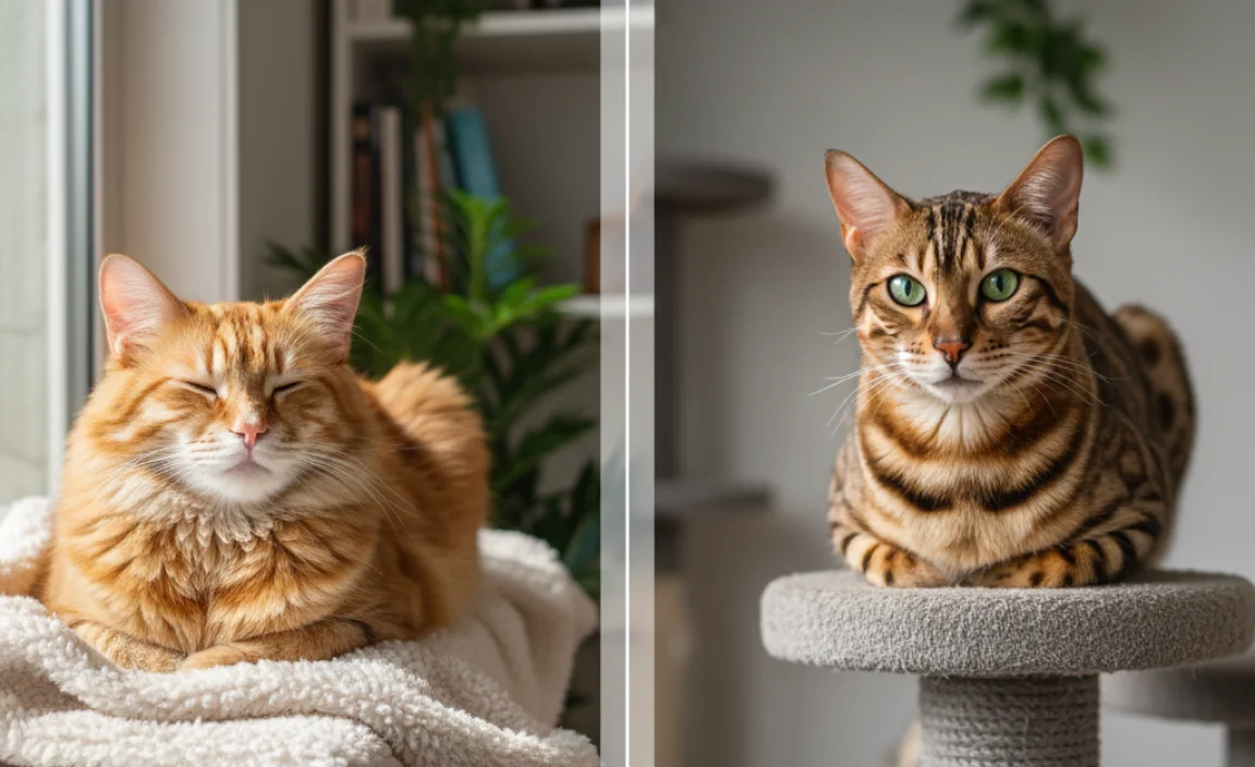 Comparing Temperaments: Self-Domestic vs Hybrid Cat Breeds Overview