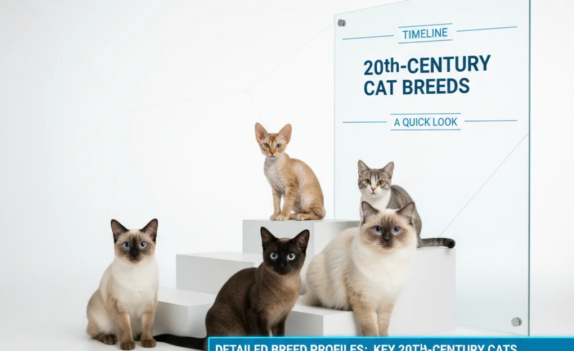 Detailed Breed Profiles: Key 20th-Century Cats
