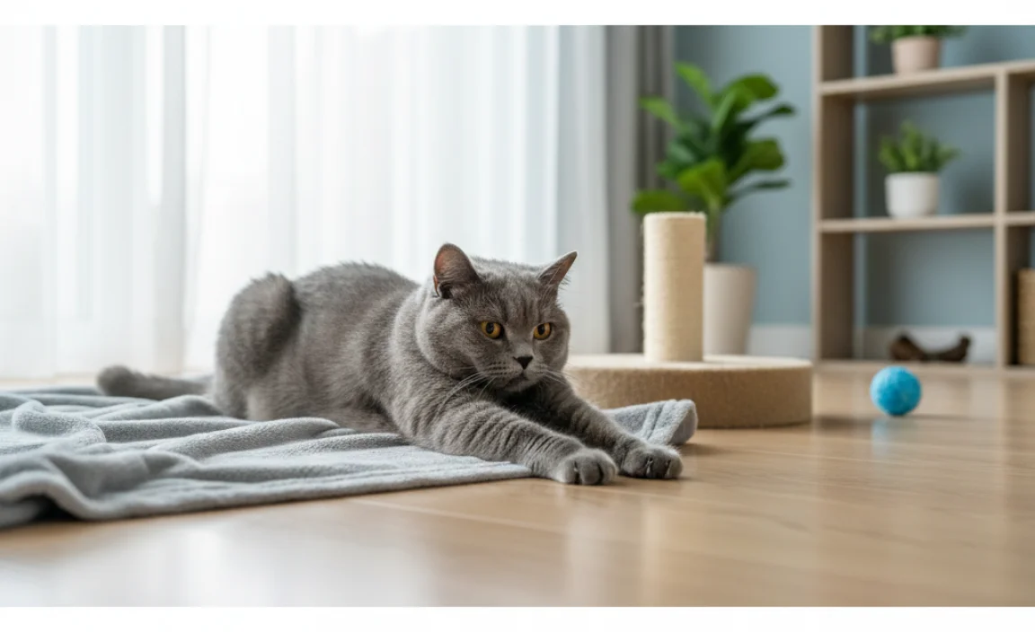 Gentle Exercise for Senior British Shorthairs