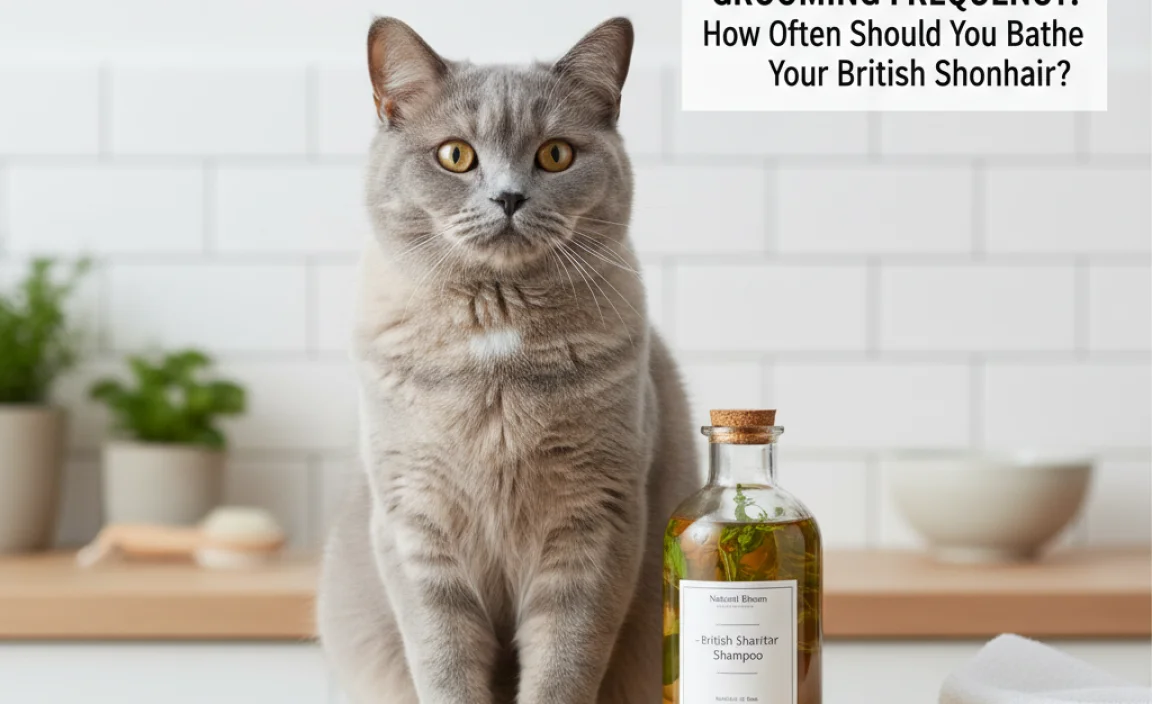 Grooming Frequency: How Often Should You Bathe Your British Shorthair?