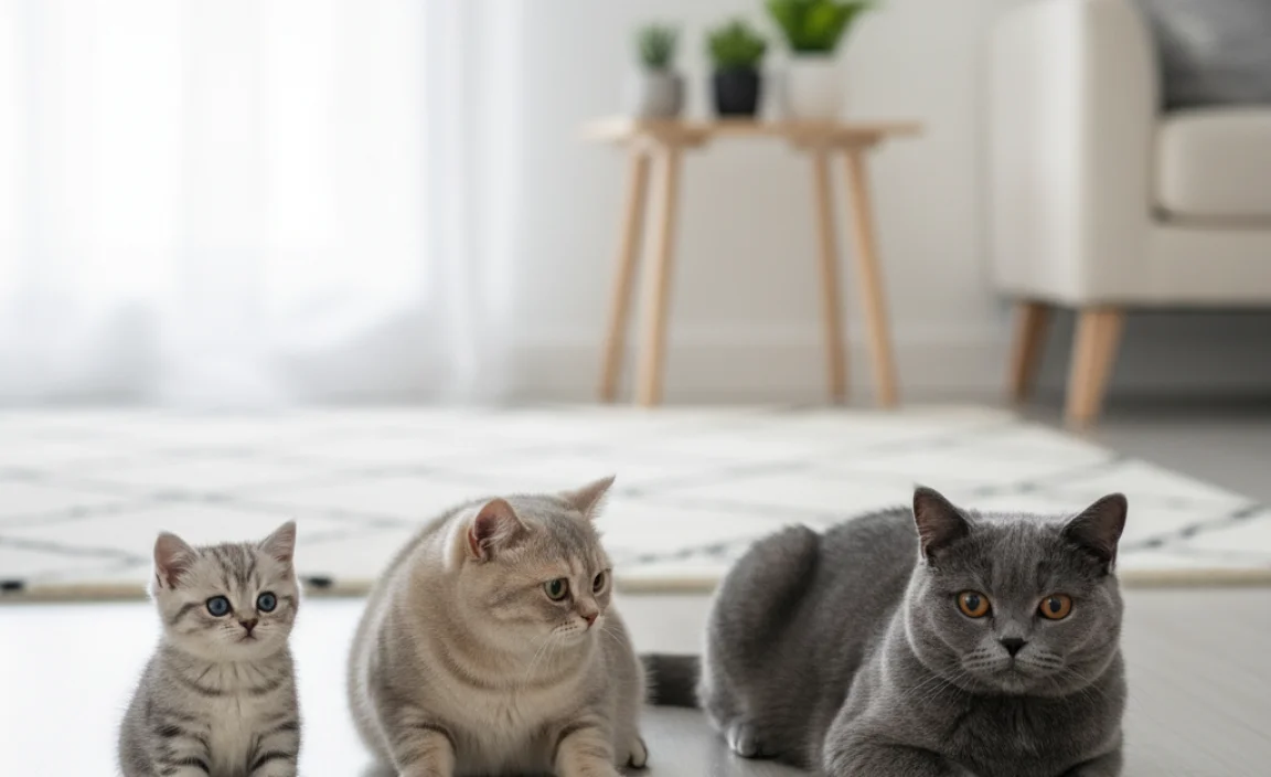 Growth Stages and the British Shorthair Breed Size Guide