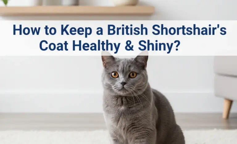 How to Keep a British Shorthair’s Coat Healthy & Shiny?
