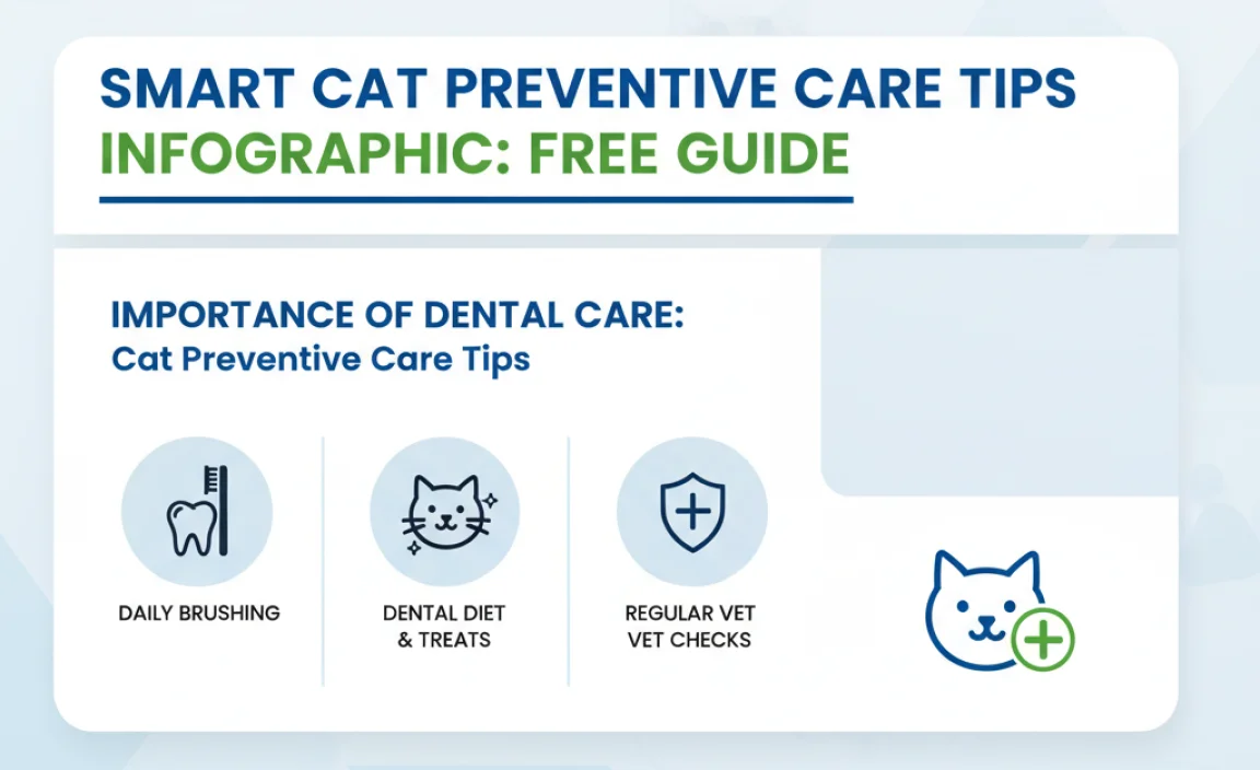 Importance of Dental Care: Cat Preventive Care Tips Infographic
