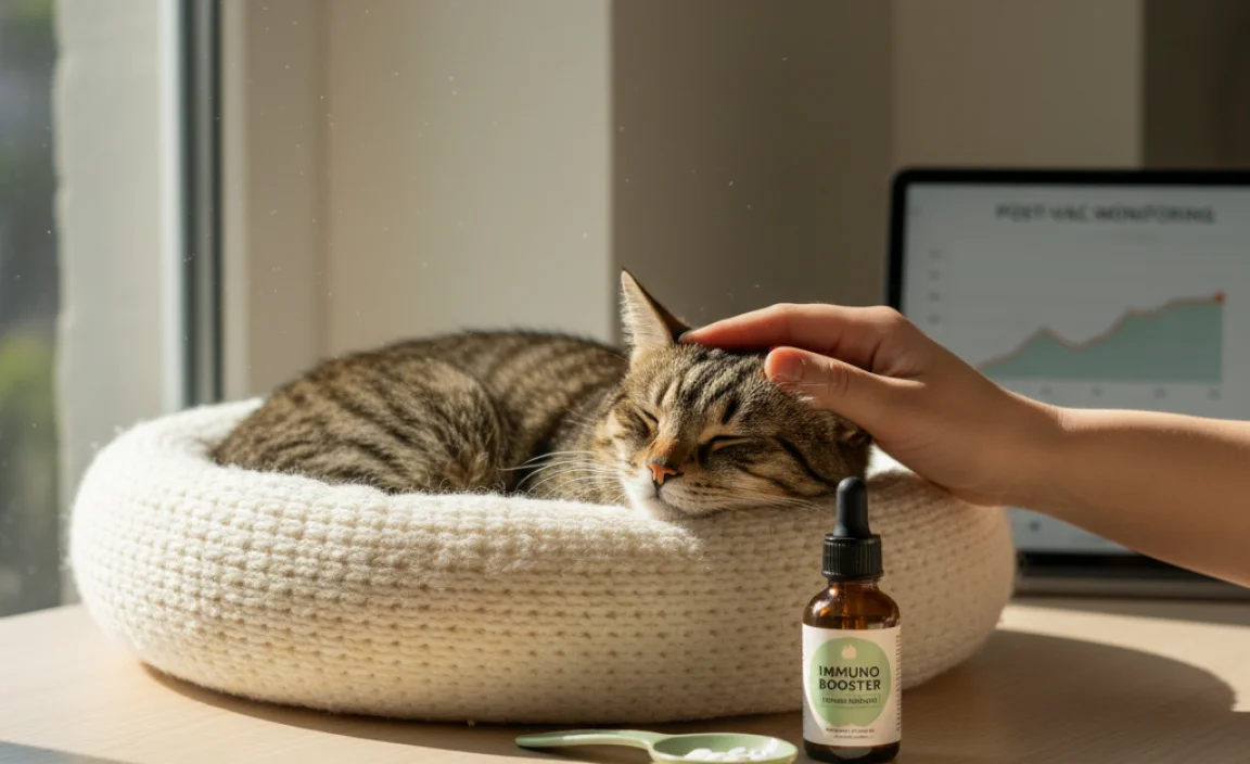 Monitoring Your Cat After Vaccination