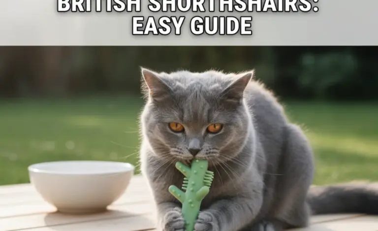 Outdoor Dental Care for British Shorthairs: Easy Guide