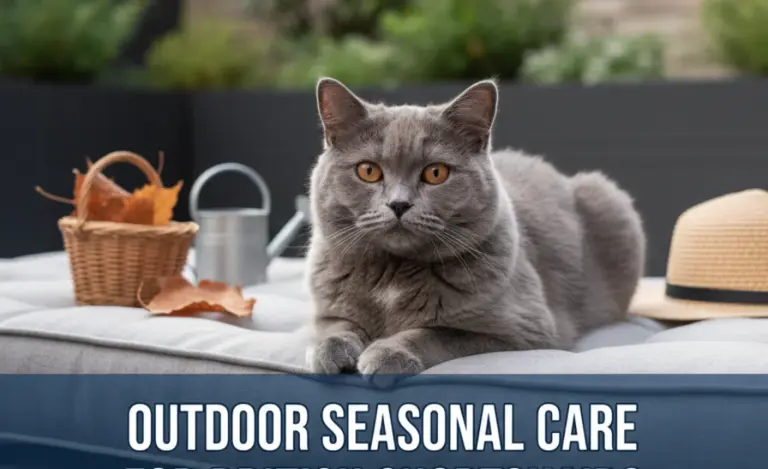 Outdoor Seasonal Care for British Shorthairs: Easy Tips