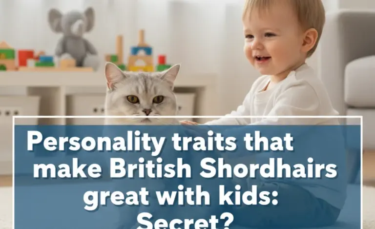 Personality traits that make British Shorthairs great with kids: Secret?