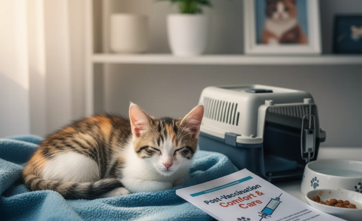 Proper Post-Vaccination Care for Cats