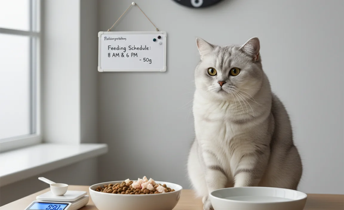 Step 2: Portion Control and Feeding Schedule