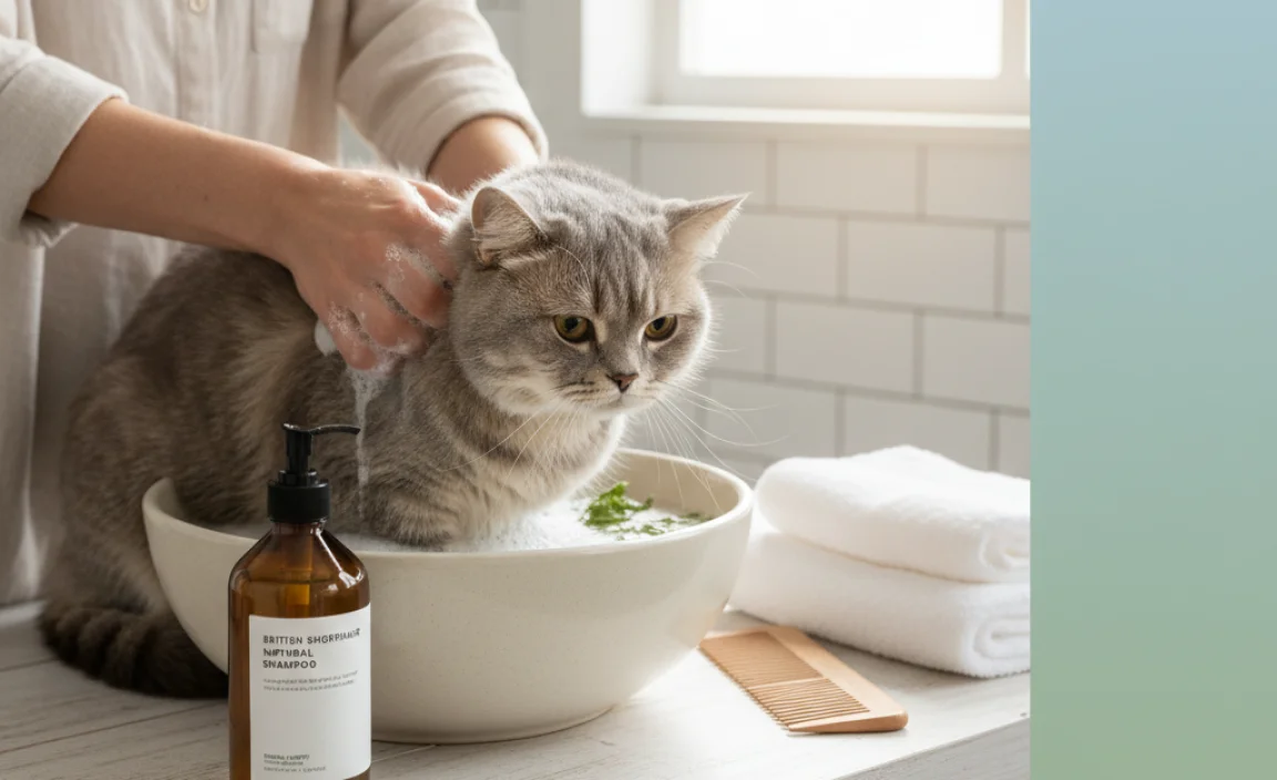 Step-by-Step Guide to Grooming Your British Shorthair with Natural Shampoo