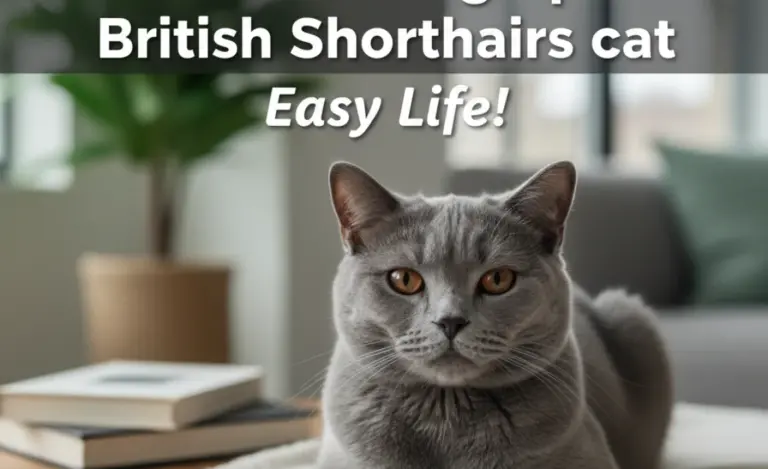 Stress-reducing tips for British Shorthairs cat: Easy Life!