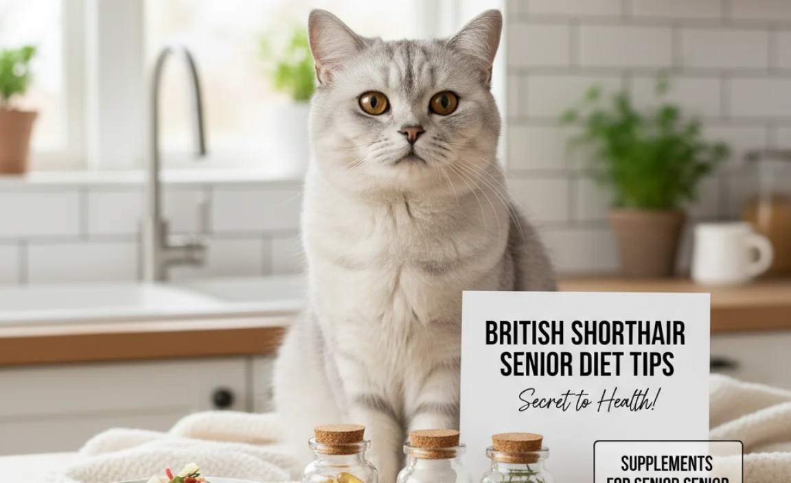Supplements for Senior British Shorthairs