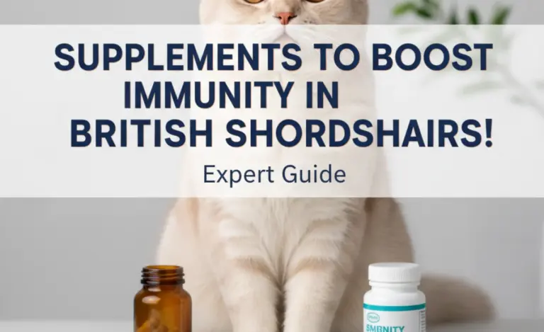 Supplements to Boost Immunity in British Shorthairs!