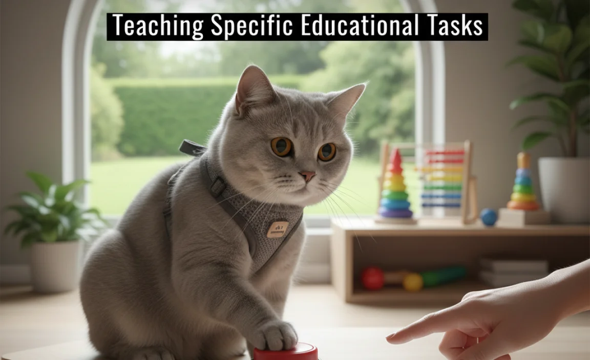 Teaching British Shorthairs Specific Educational Tasks