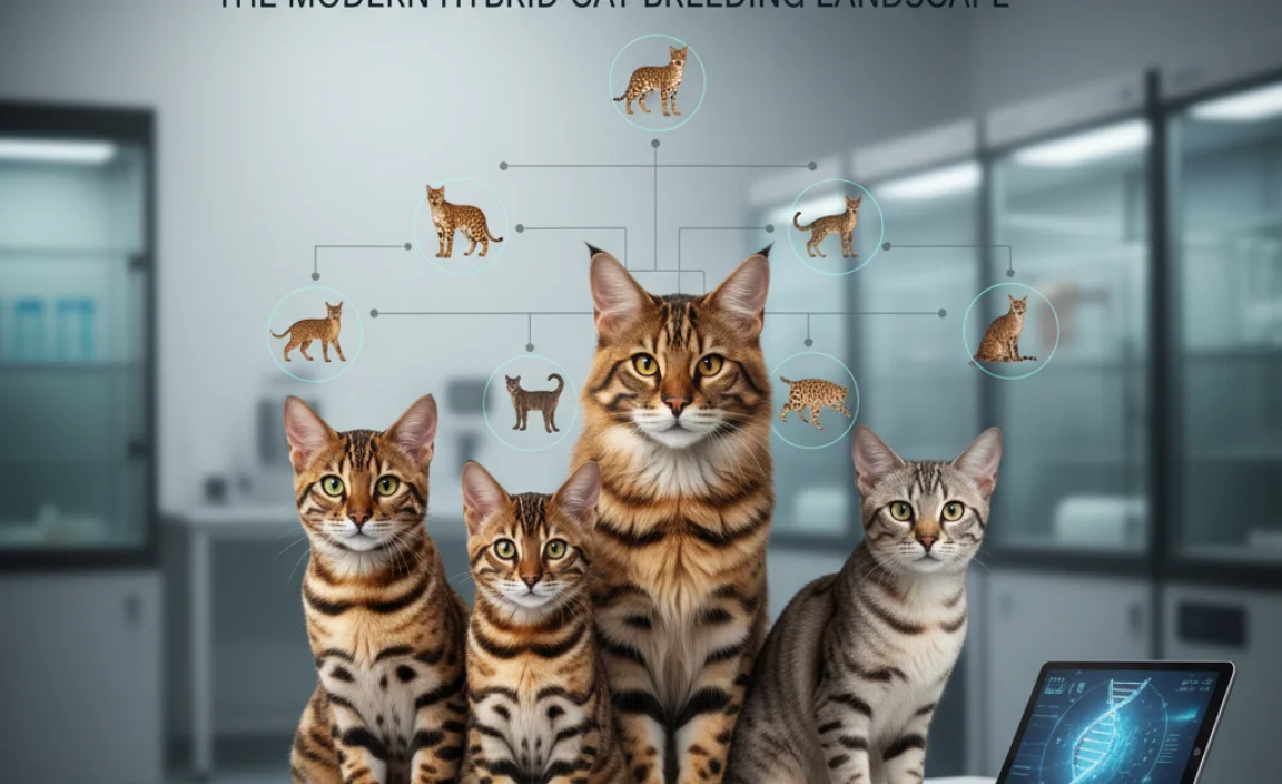 The Modern Hybrid Cat Breeding Landscape