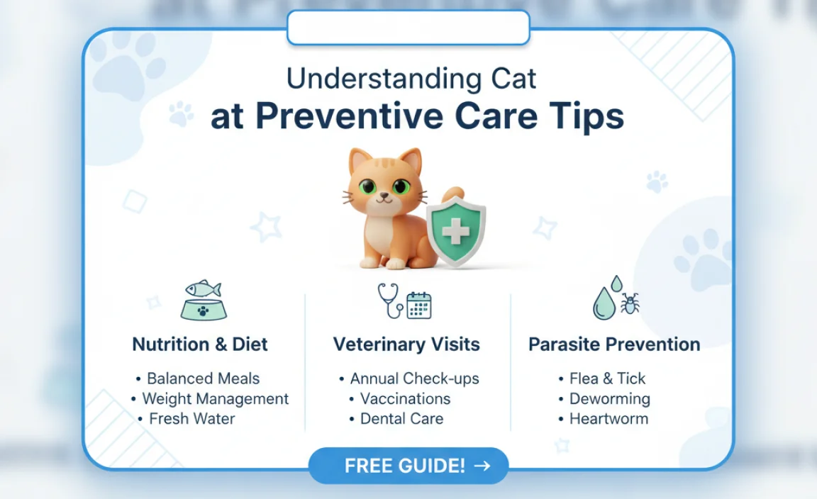 Understanding Cat Preventive Care Tips Infographic