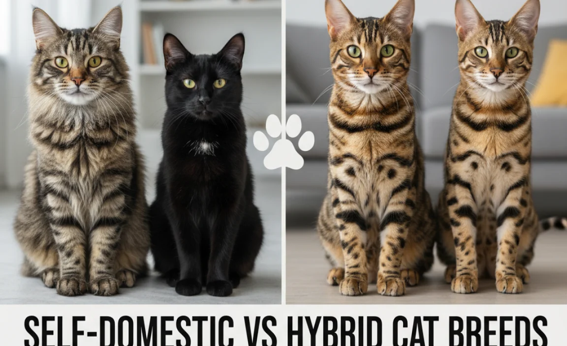 Understanding Self-Domestic Cat Breeds Overview
