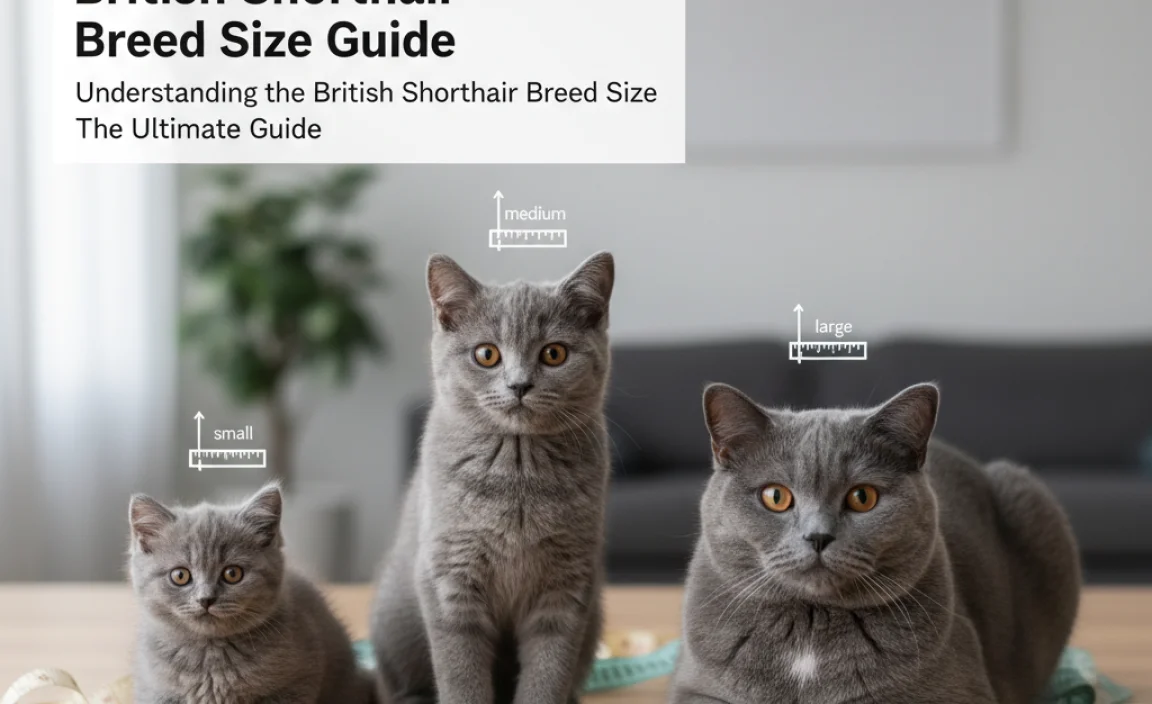 Understanding the British Shorthair Breed Size Guide