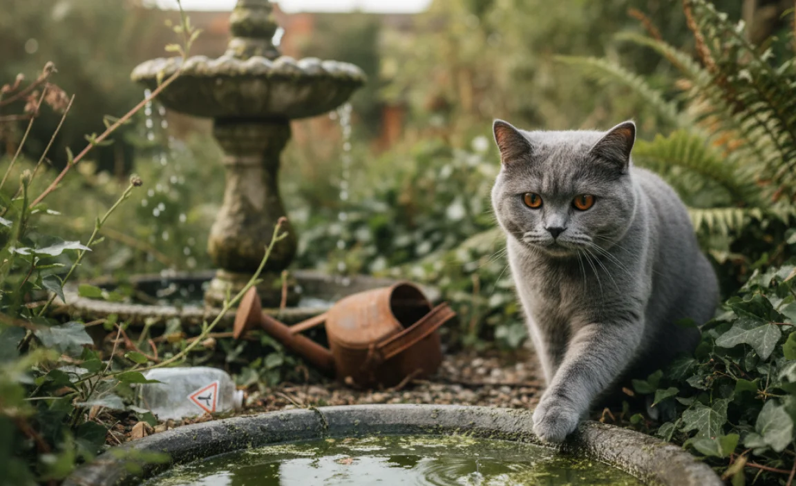Why Outdoor Water Sources Can Be Risky for British Shorthairs